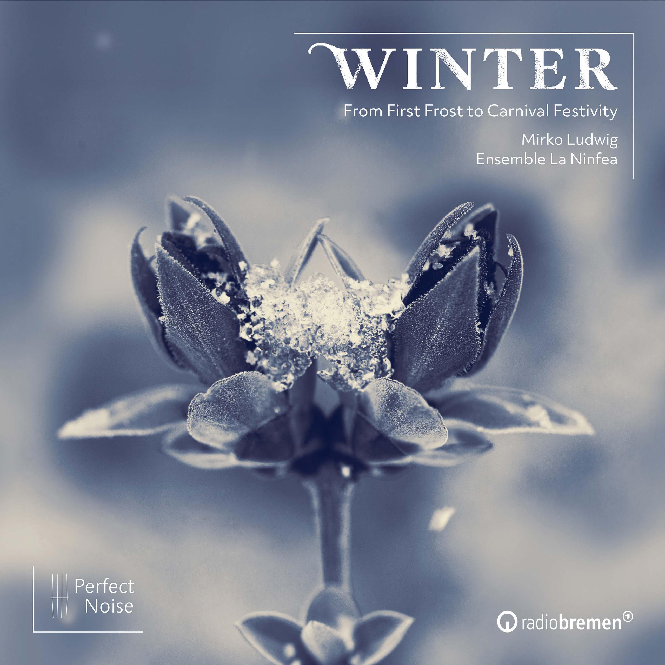Album Cover "Winter" von Ensemble La Ninfea Das CD Cover des neuen Albums "Winter - from first frost to carnival festivity"